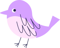 カラフルな鳥