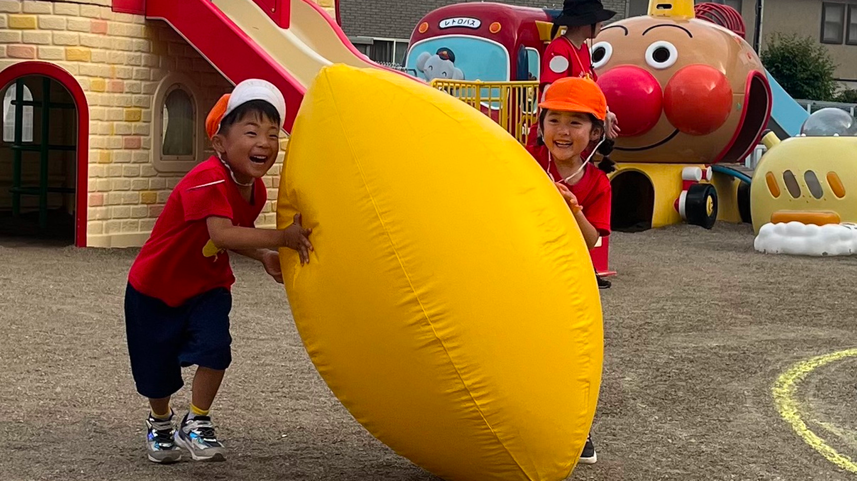 運動会での男の子